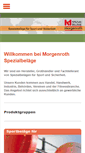 Mobile Screenshot of morgenroth.eu